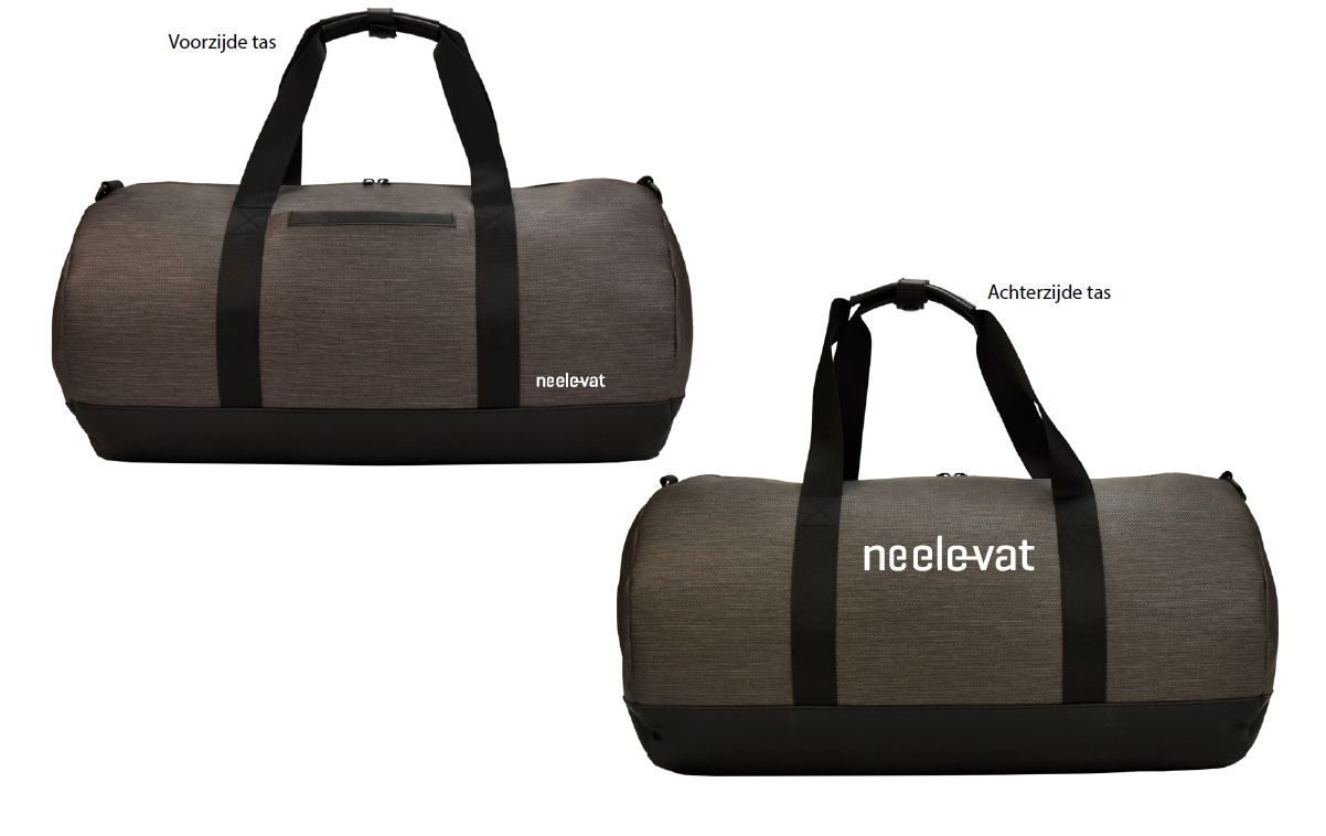 Neelevat sporttas voor en achterzijde